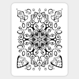 Plagued Thoughts Mandala Sticker